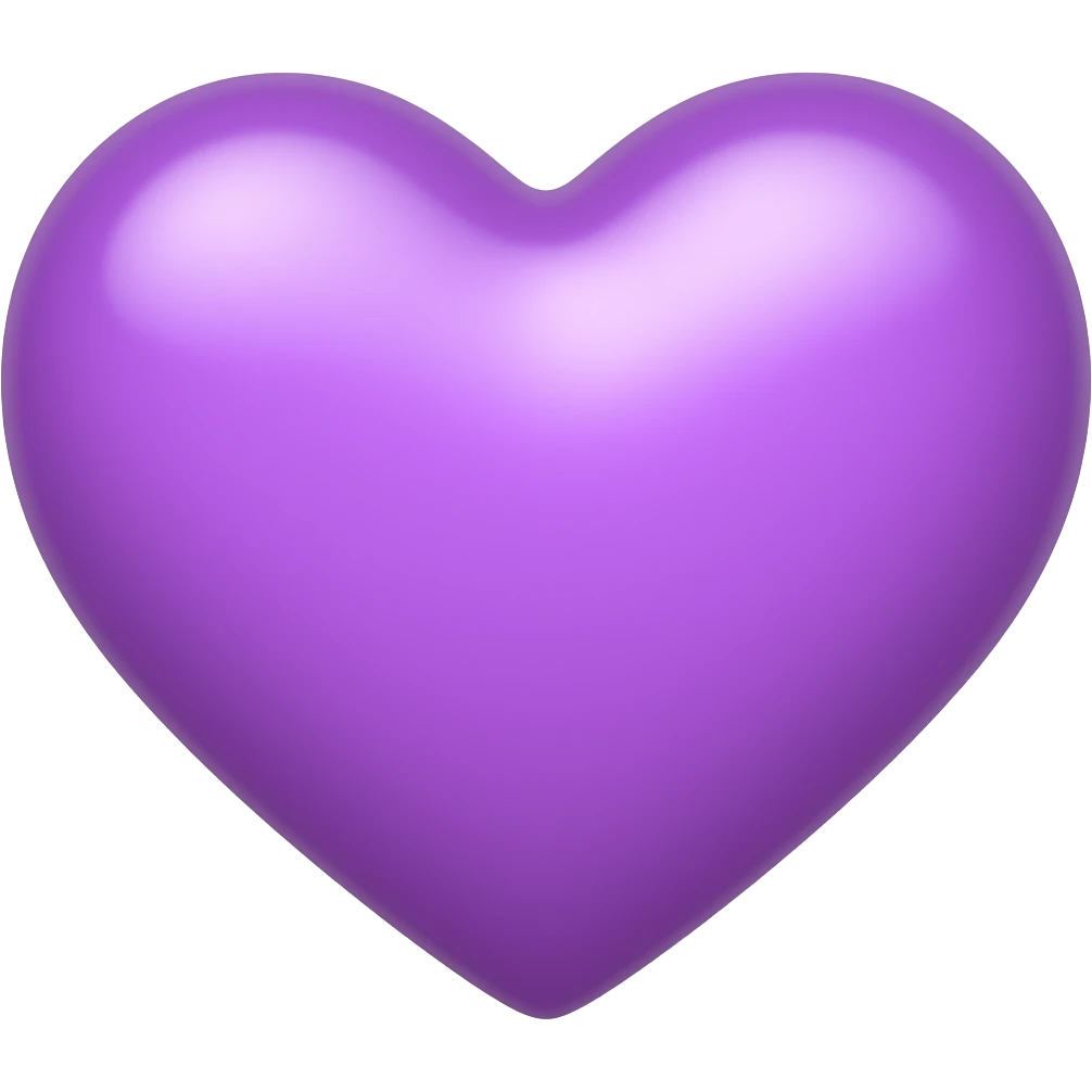 Corazon lila emoji