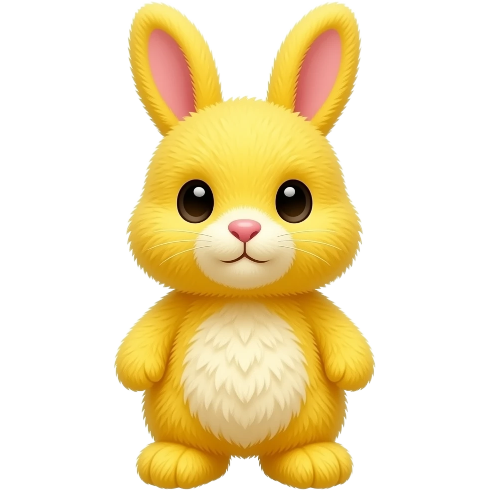 stuffed yellow bunny emoji