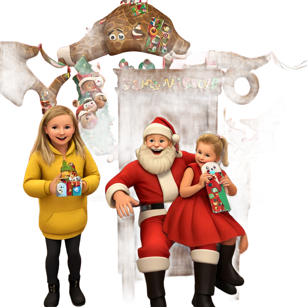 christmas fun with santa crew emoji