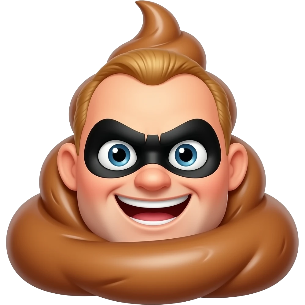 Mr incredible pooping emoji