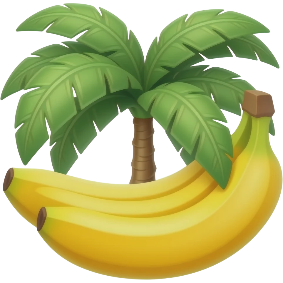 Banana tree emoji not as a image as a text emoji