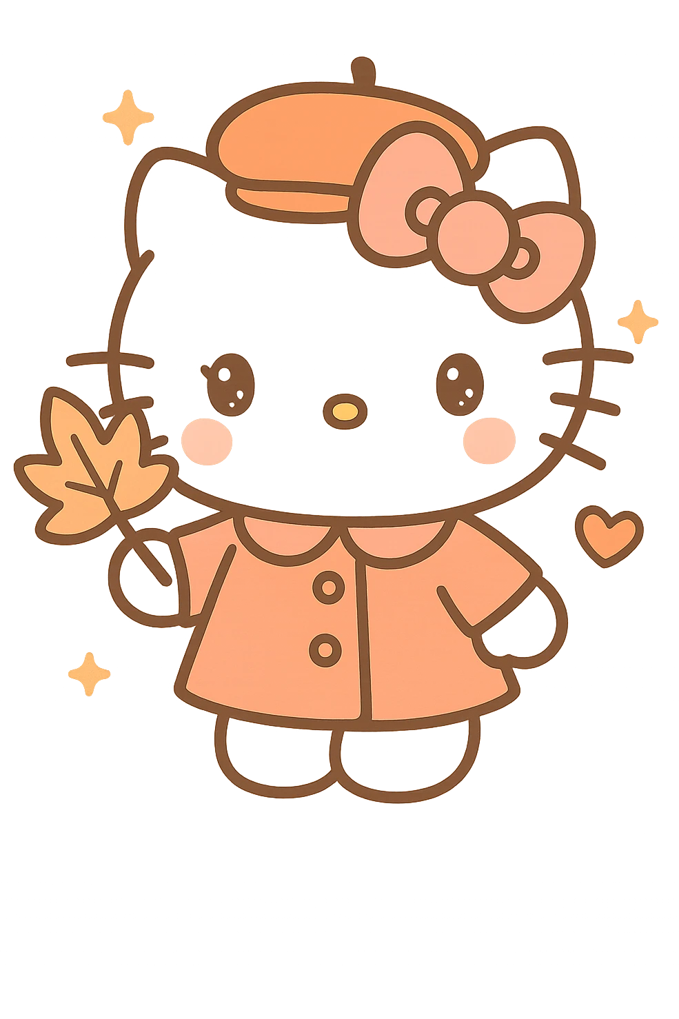 Hello Kitty Autumn Style emoji