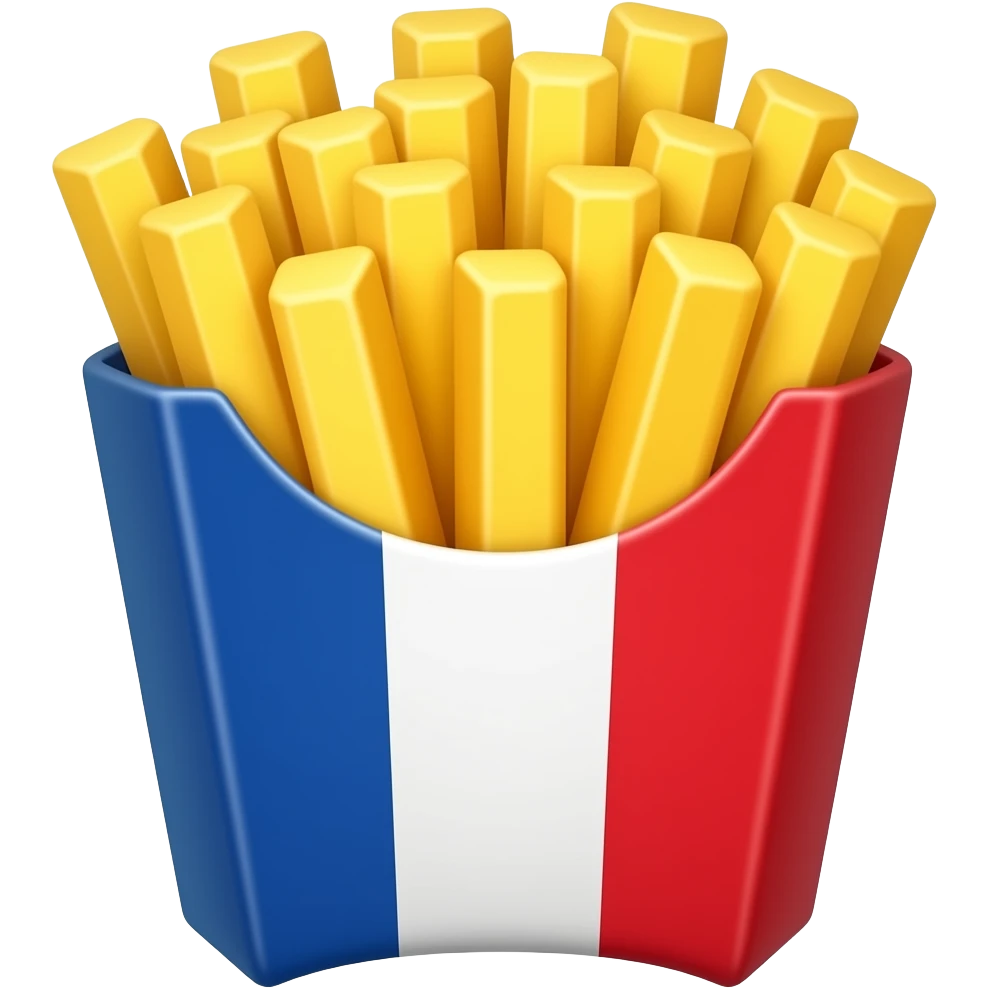 French fries emoji