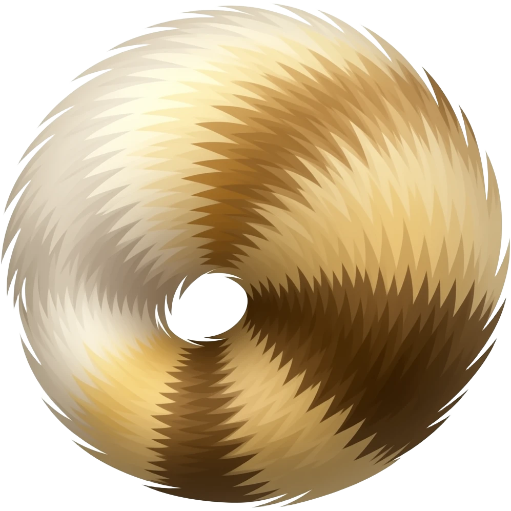 Calico rabbit tail emoji