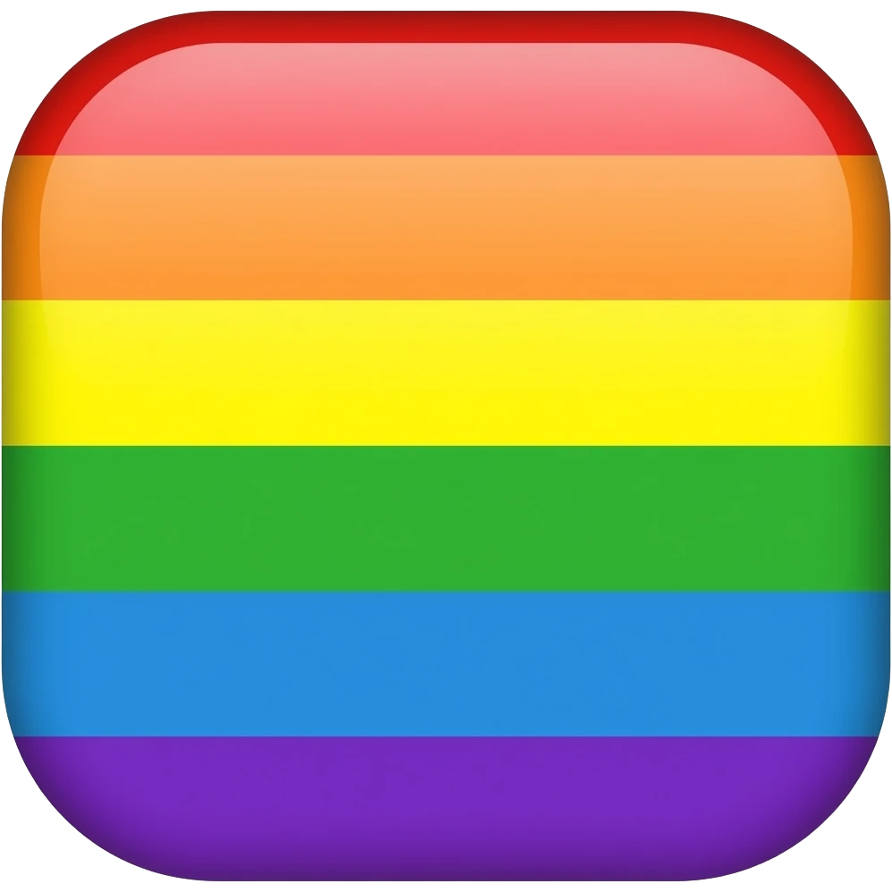 Can you make rainbow square emoji