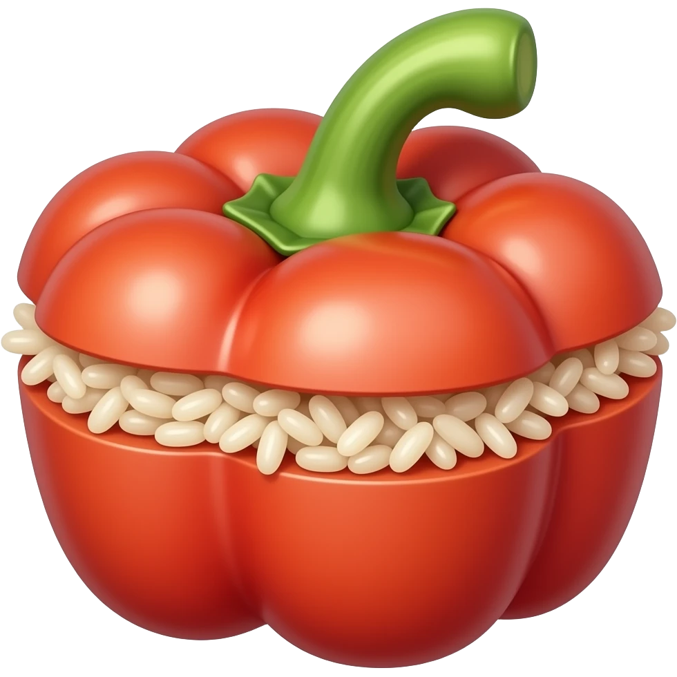 פלפל ממולא באורז emoji