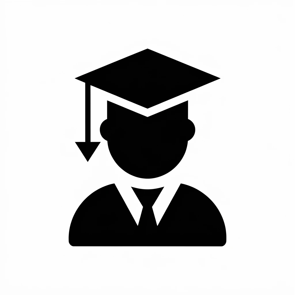 Teacher icon black silhouette emoji