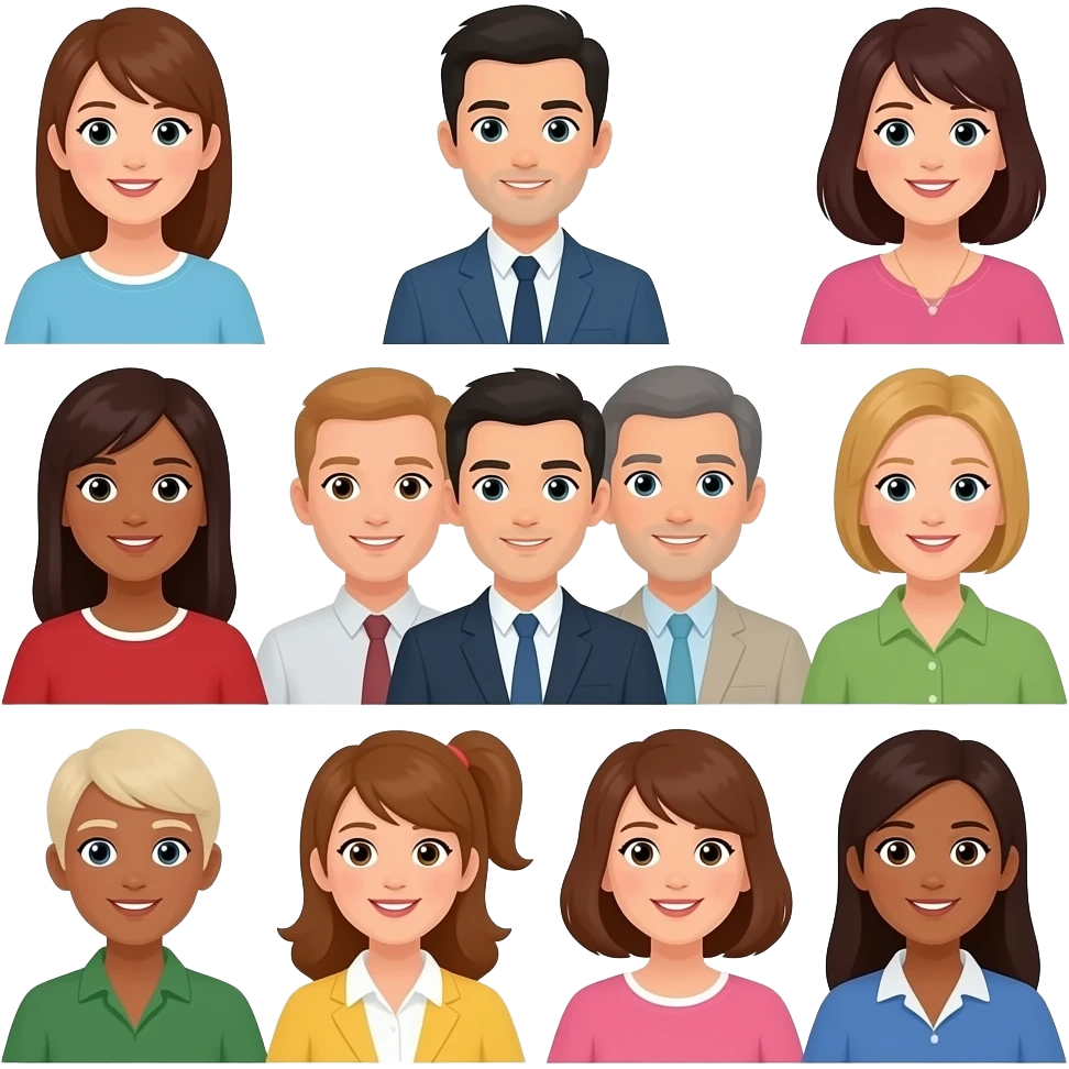 different persons emoji
