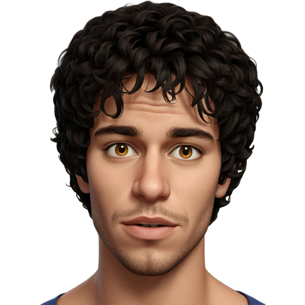 realistic portrait of a man emoji