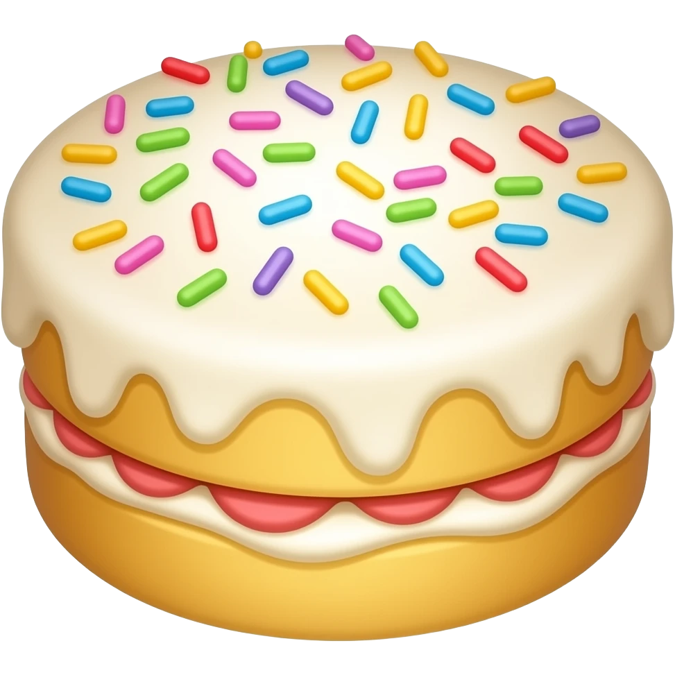 Funfetti cake emoji