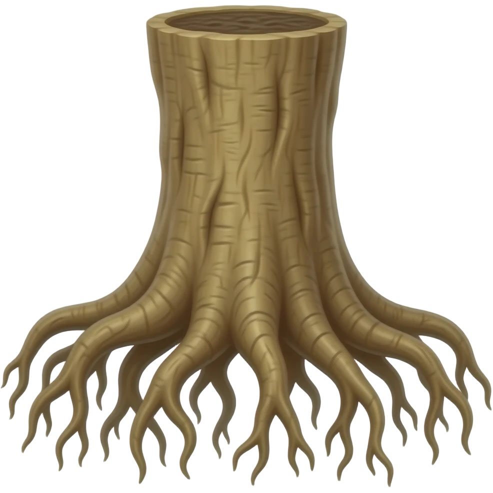 A  root with legs without arms emoji