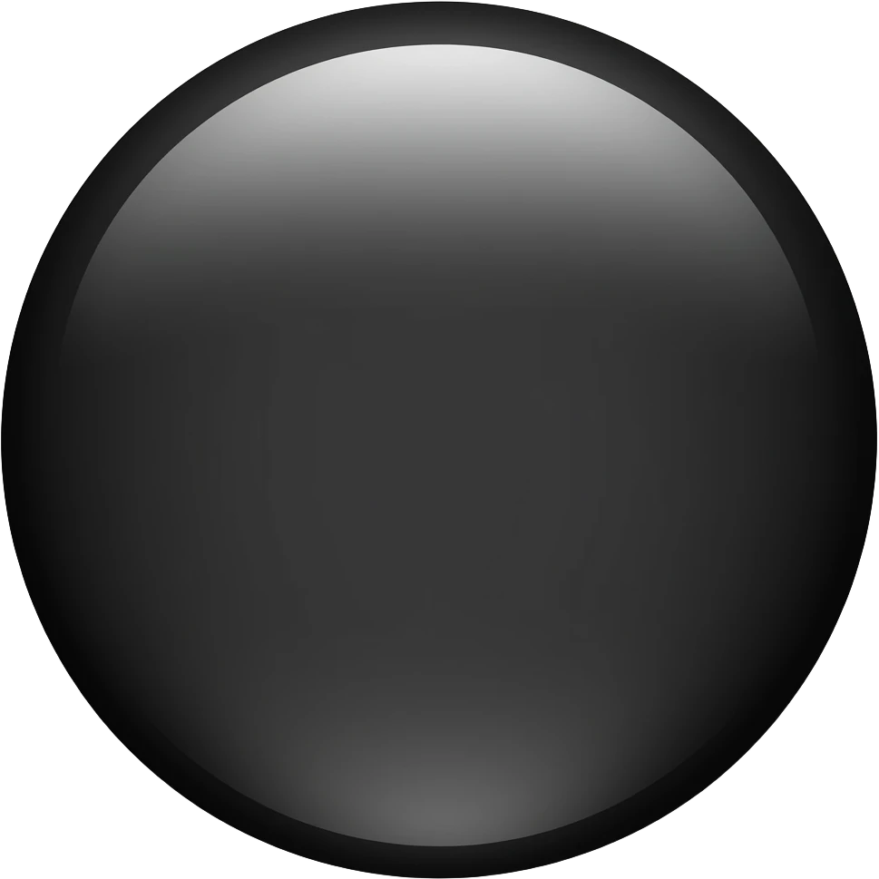 Circle black emoji