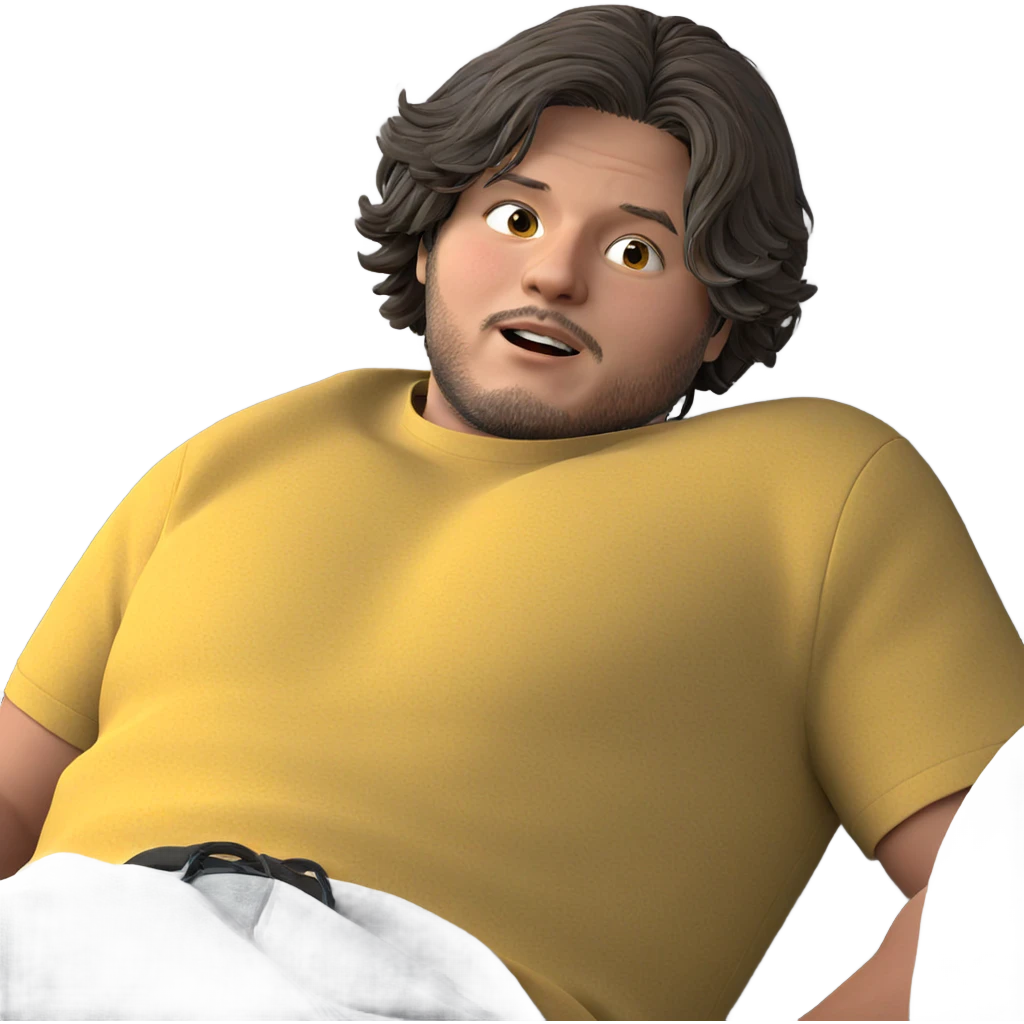 casual style male portrait emoji