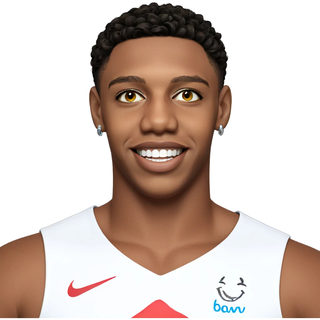 smiling boy with earrings emoji