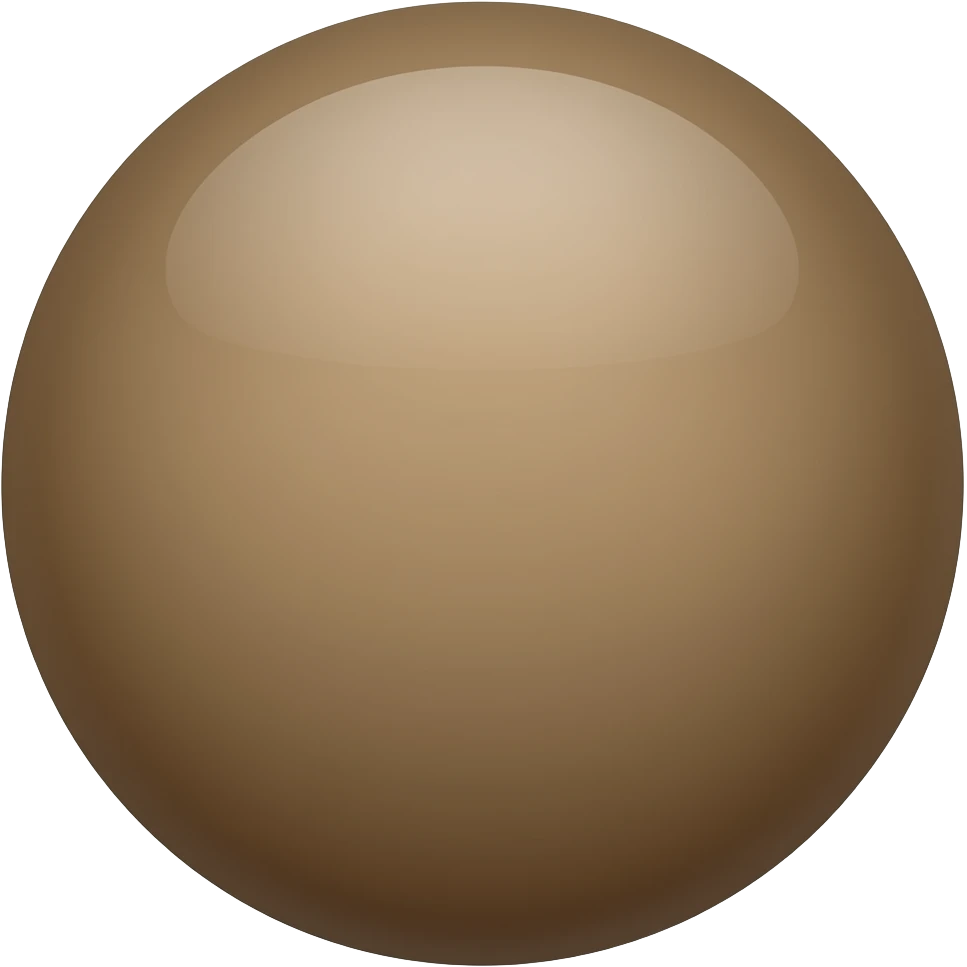 Brown colour emoji