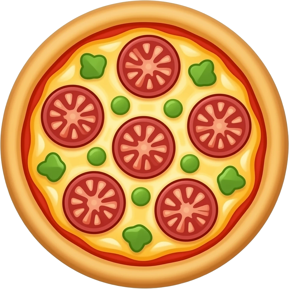 vegetarian pizza emoji