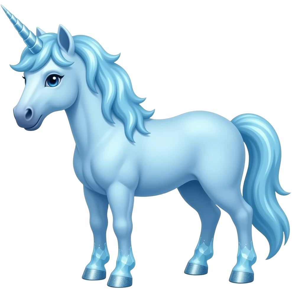 blue frost unicorn emoji