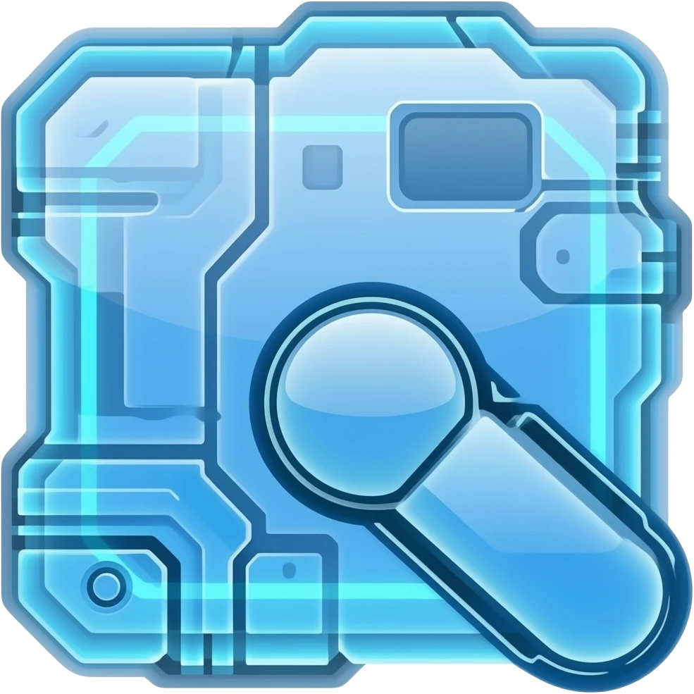 emojis com glitter blue cyberpunk emoji