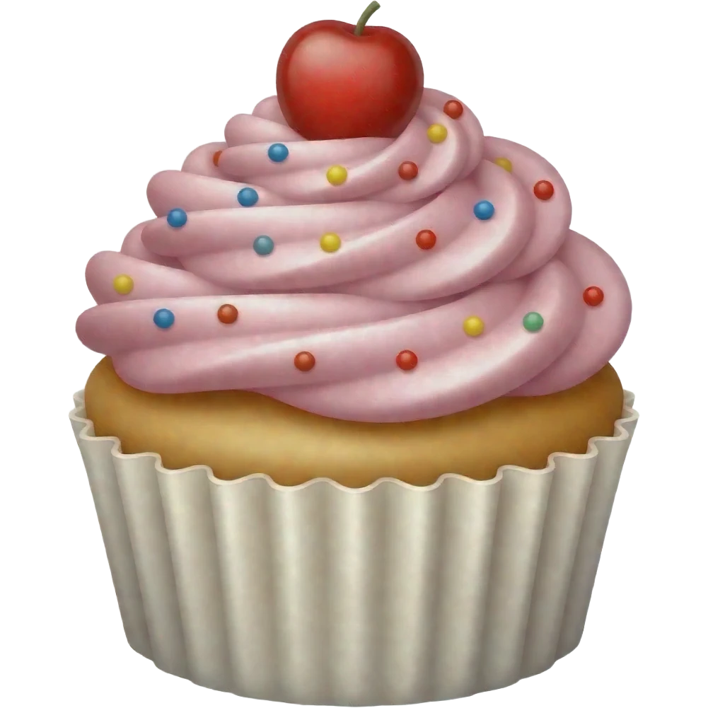 Super cupcake emoji