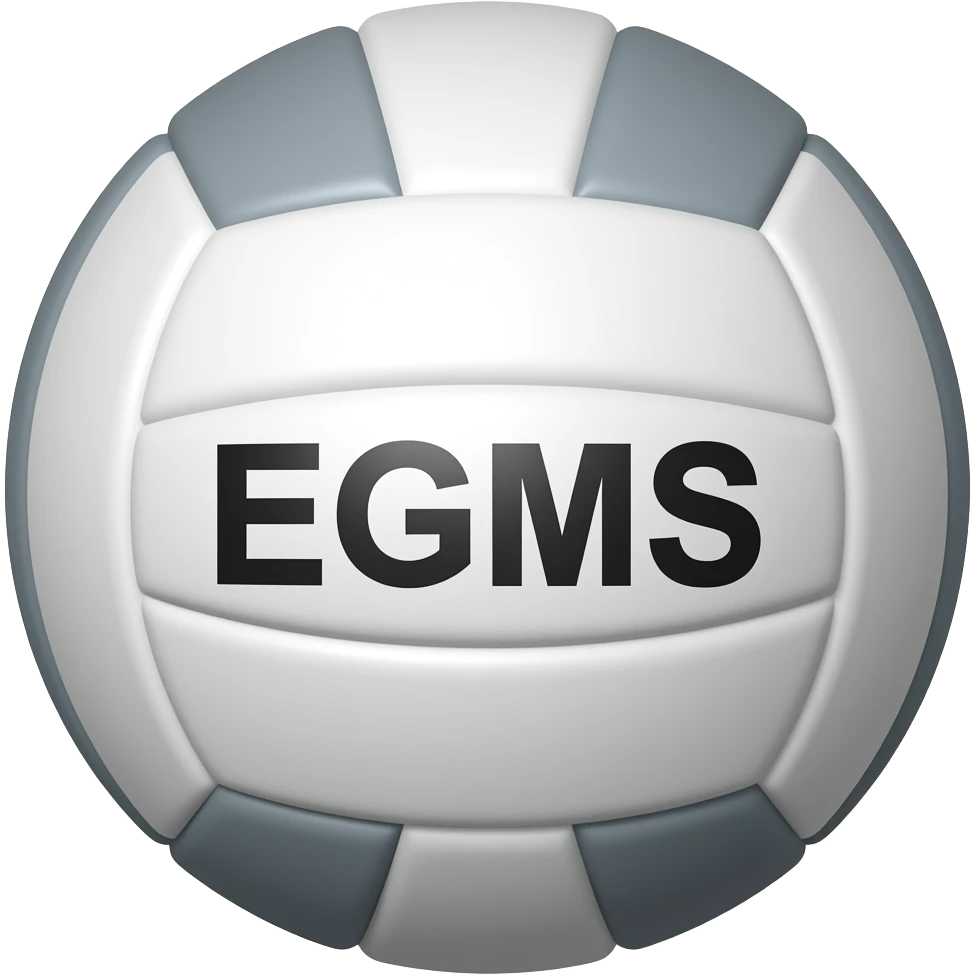 volleyball that say egms emoji