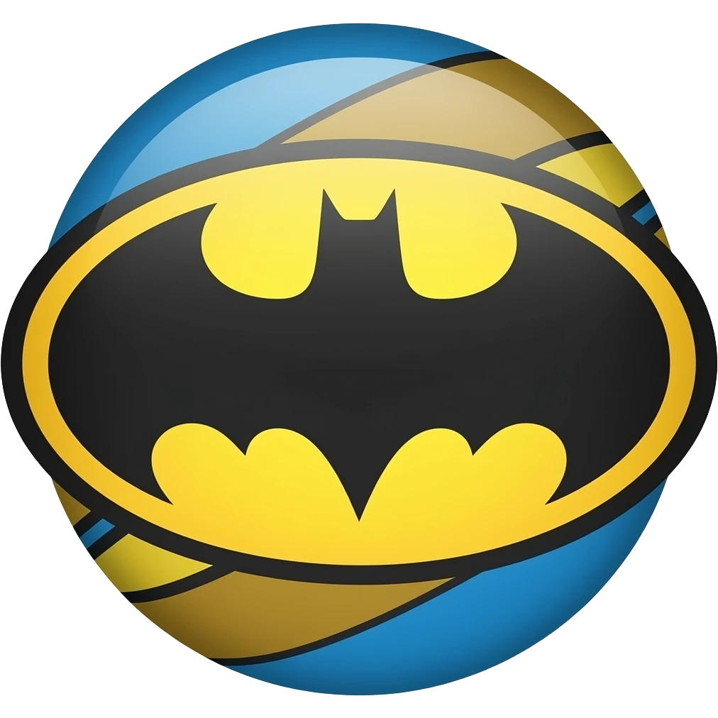 batman logo emoji