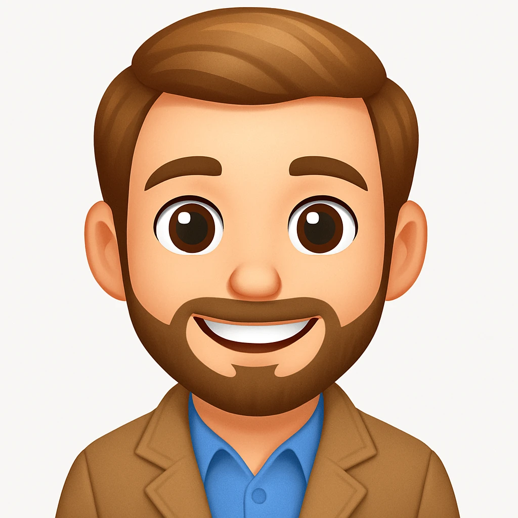turn the second man in emoji style of the 1st image emoji