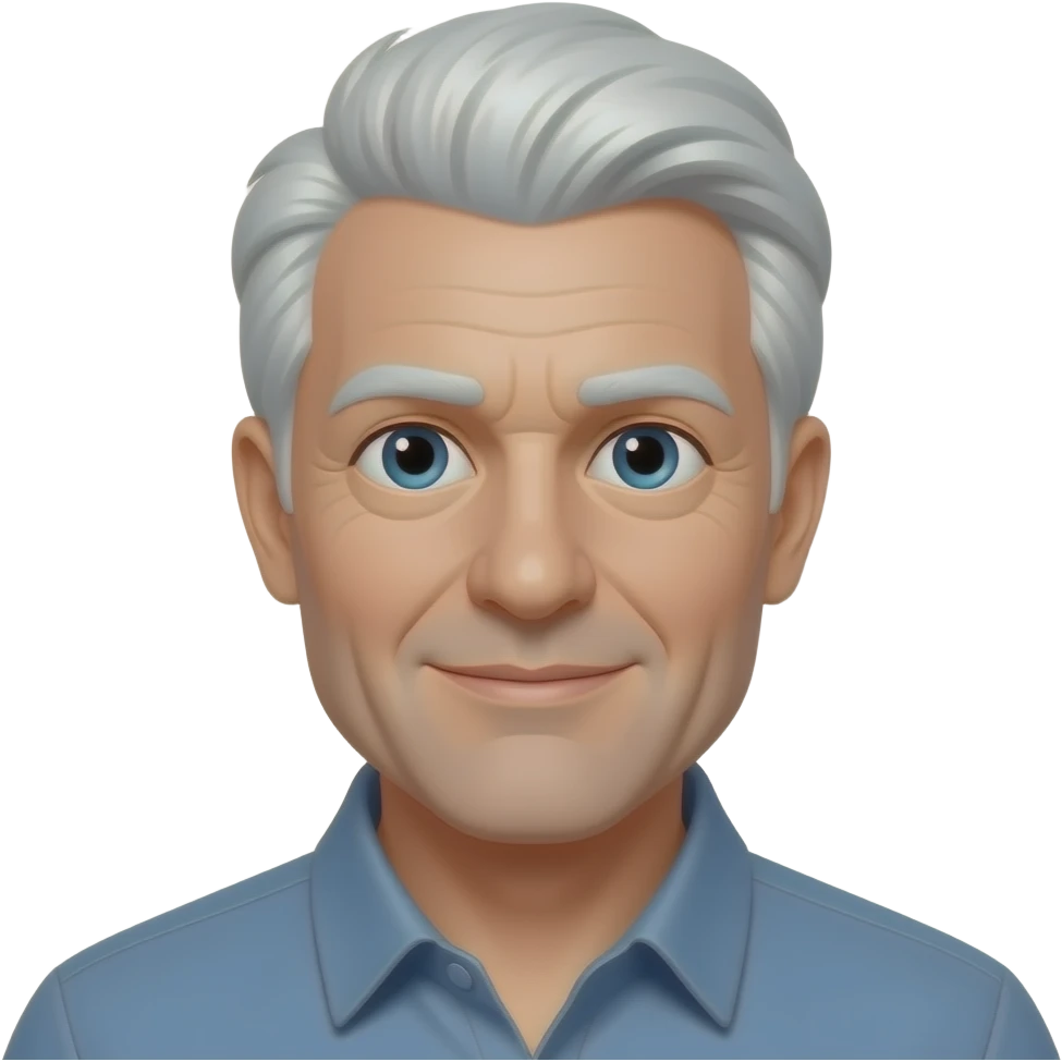 old white haired gay guy emoji