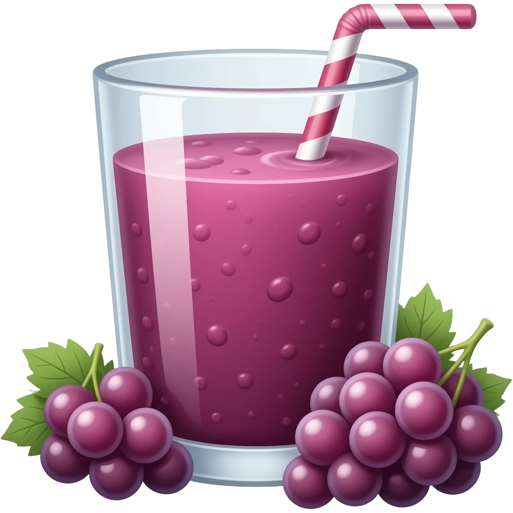 Grape jelly  smoothie emoji