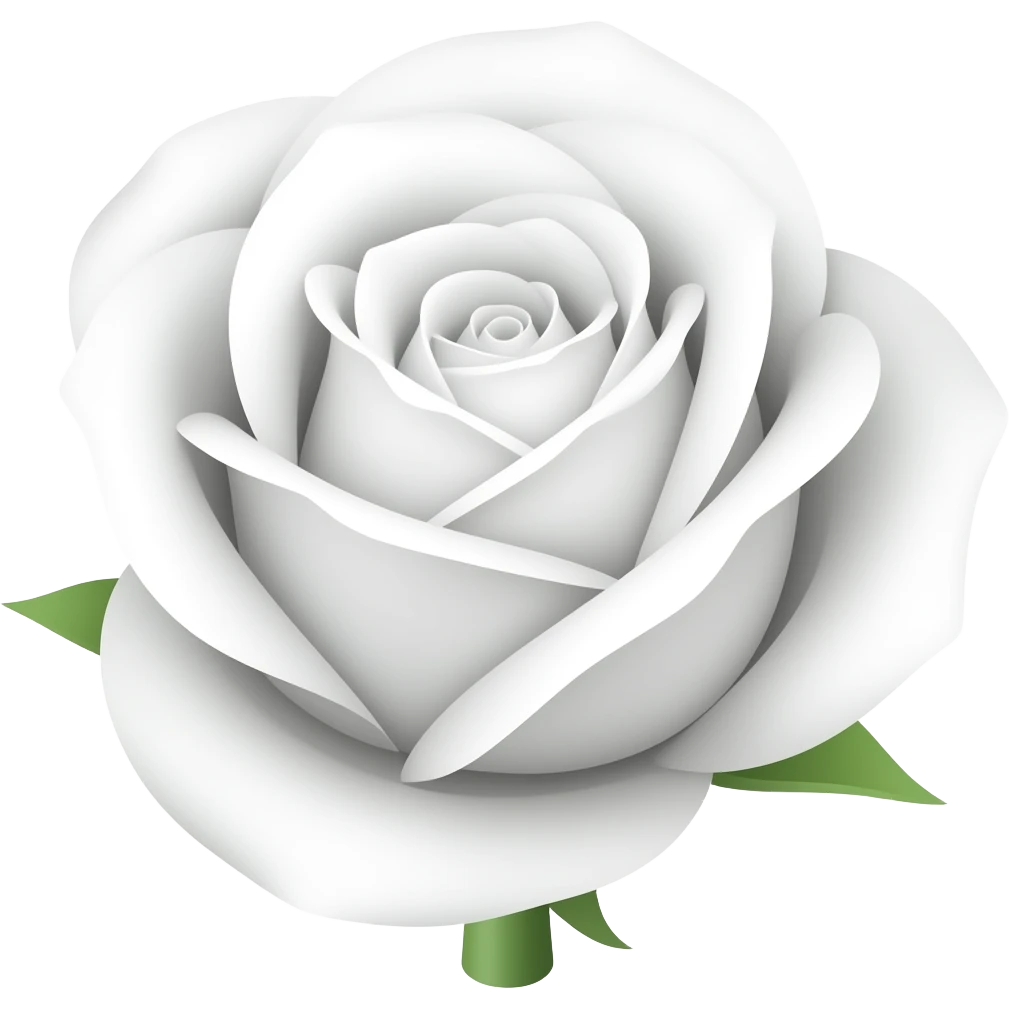 White rose emoji