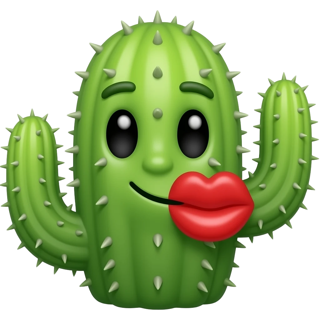 🌵💋 emoji