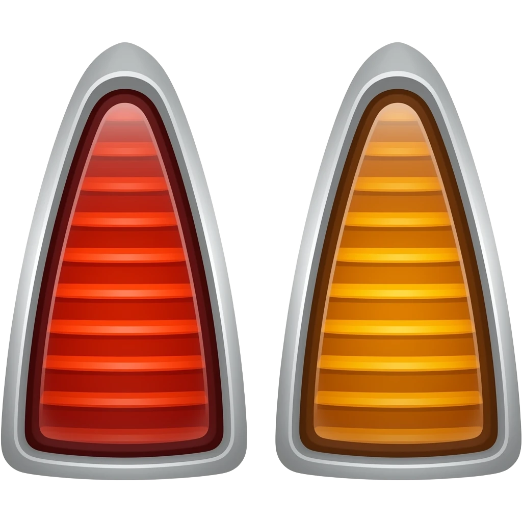 Car brake lights emoji