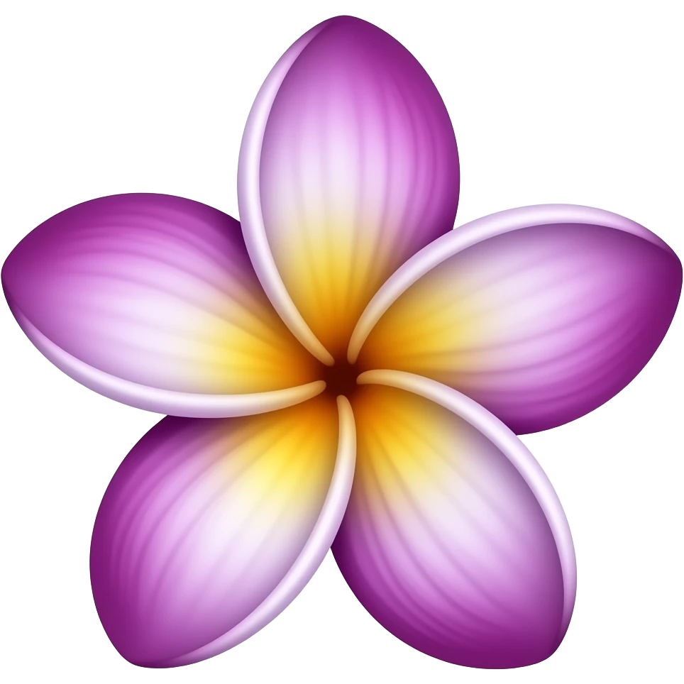 Purple Plumeria emoji