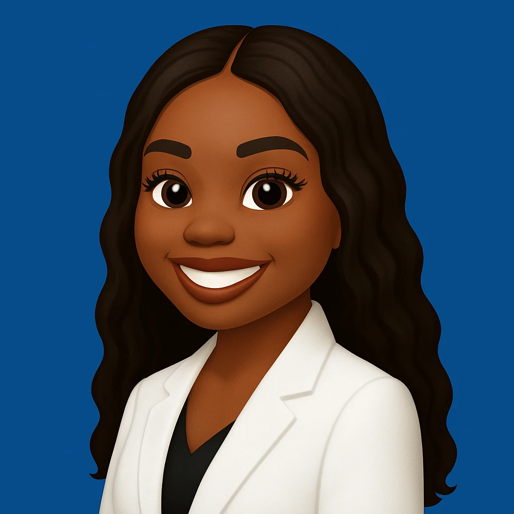 turn the second man in emoji style of the 1st image, match the facial features and match dressing style of the 2nd image, she is wearing white suit side pose emoji