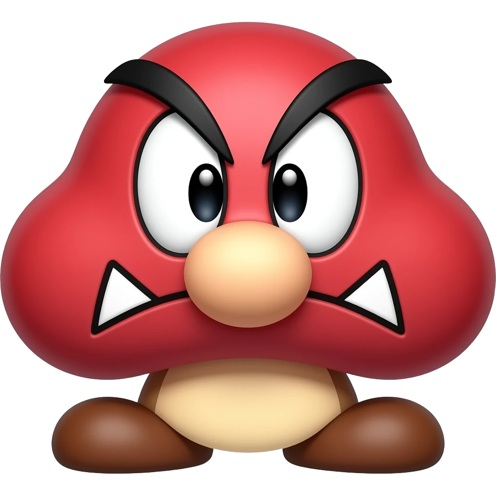 Goomba from mario emoji emoji
