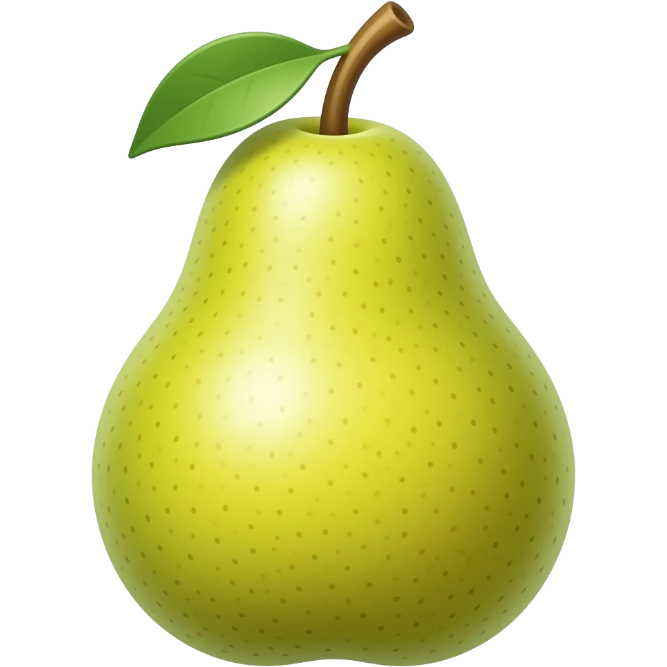 pear from annoying orange emoji