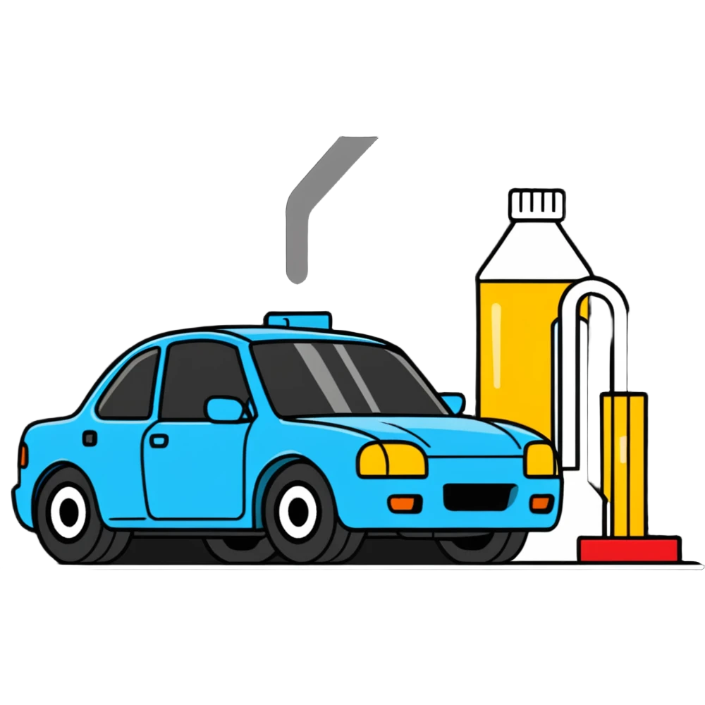 car oil being changed emoji