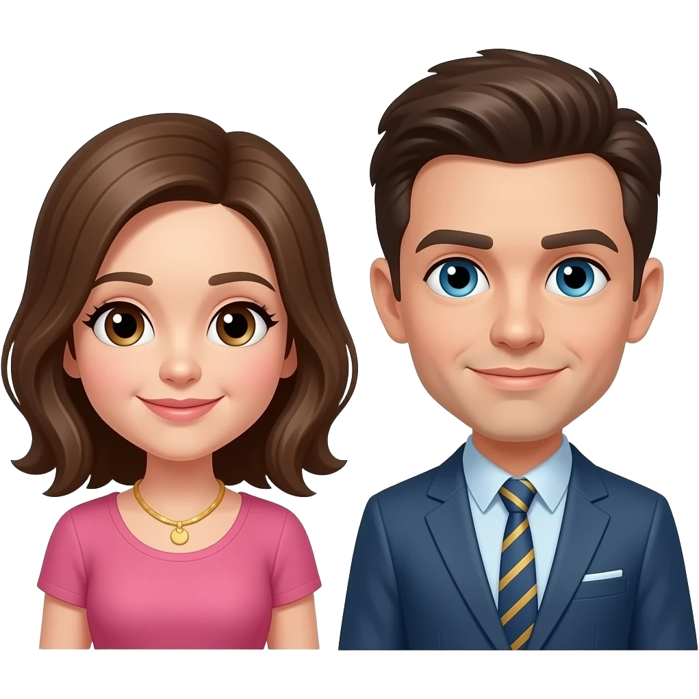 anna + leo  love test emoji