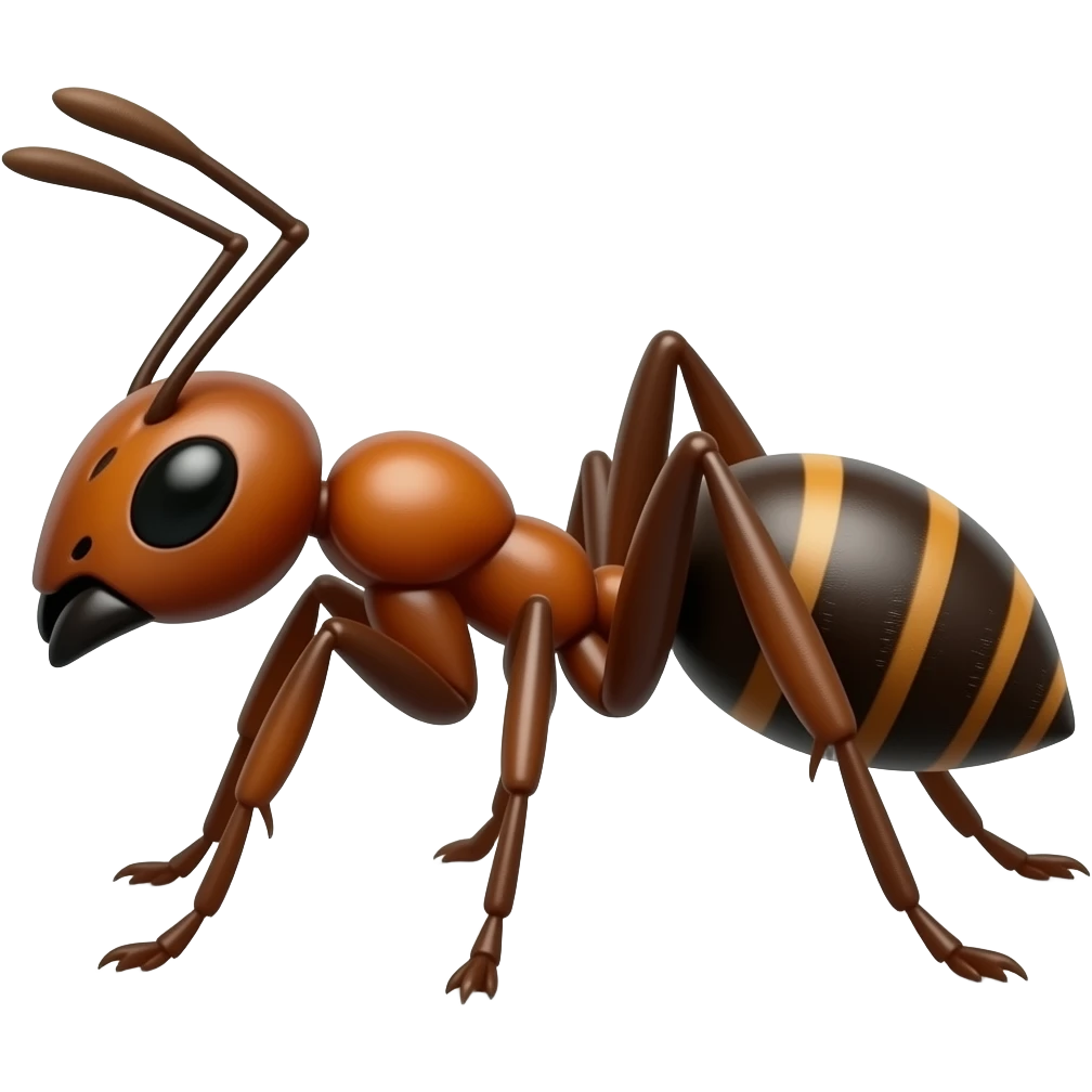 ant walking  in a row emoji