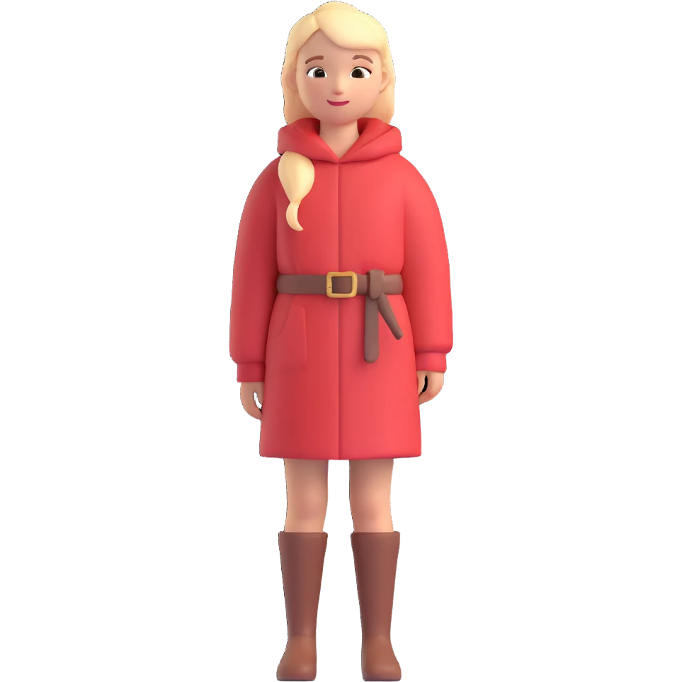Scandinavian girl emoji