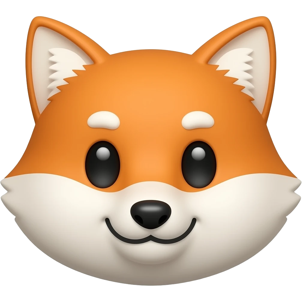 Fox tail emoji