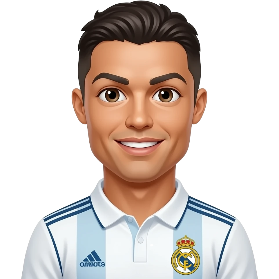 Ronaldo in Real Madrid emoji
