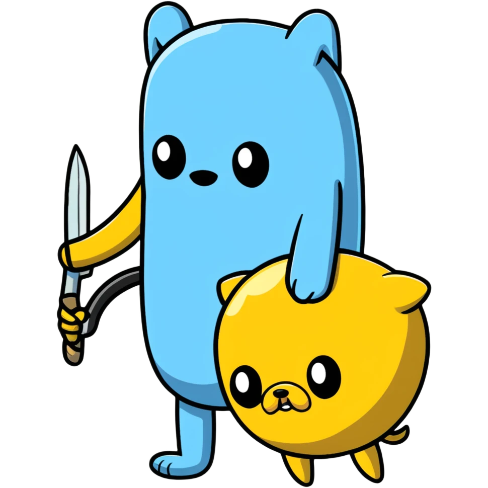 finn and jake from adventure time emoji