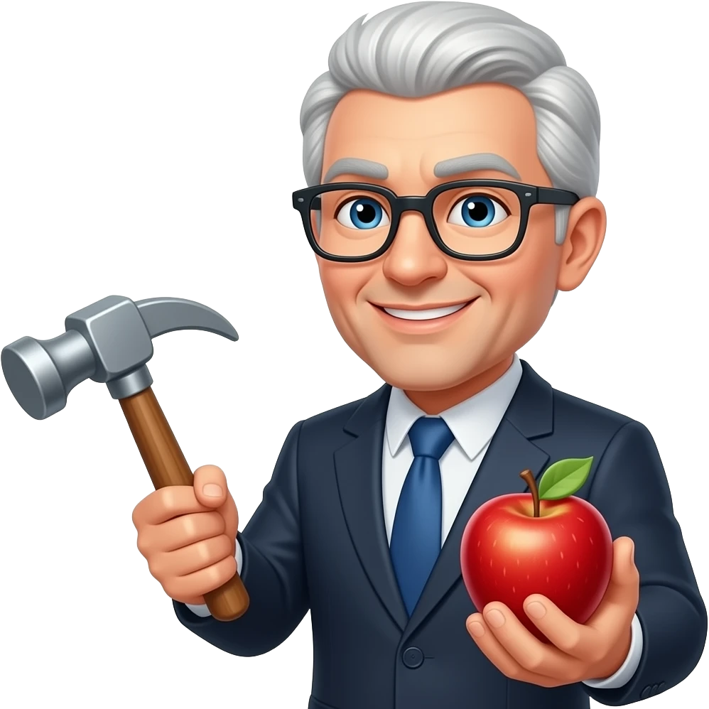Judge Hammer apple emoji emoji