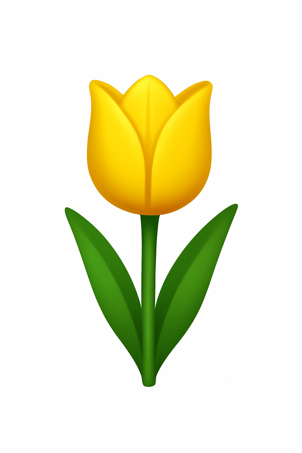 yellow tulip emoji emoji