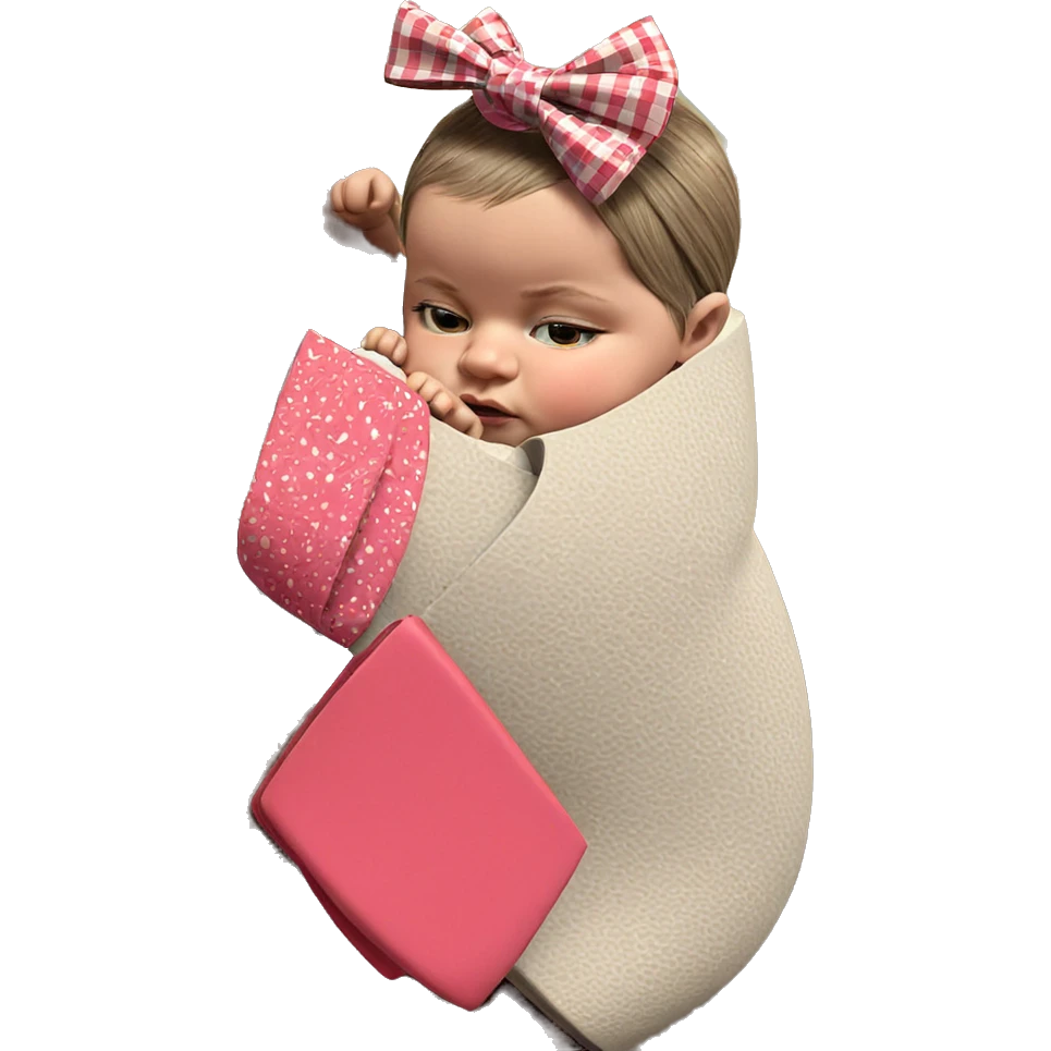 serene solo with hair bow emoji