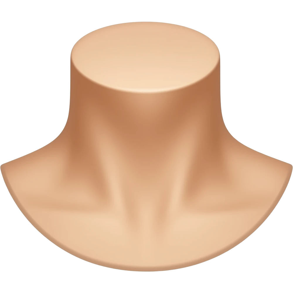 neck emoji where neck is zoomed in emoji