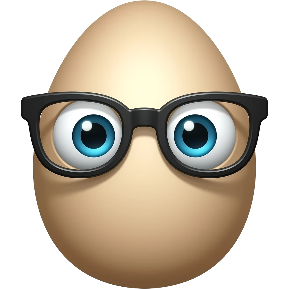 ovo de pascoa nerd emoji