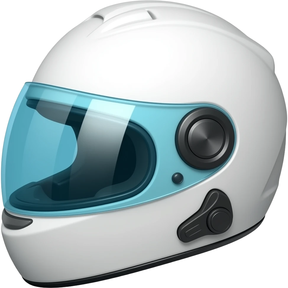 Casco blanco emoji