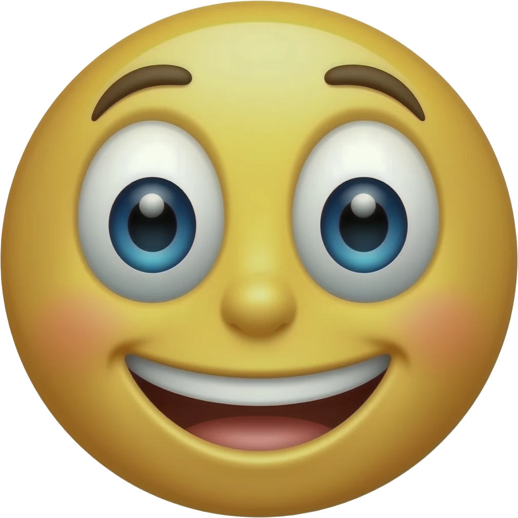 kawaii absent happy cute smiley emoji