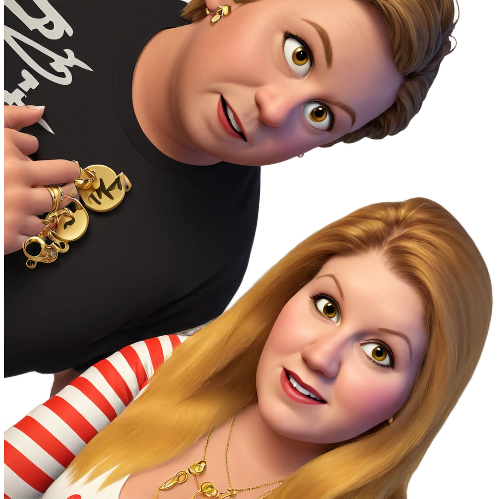 realistic jewelry parody model emoji